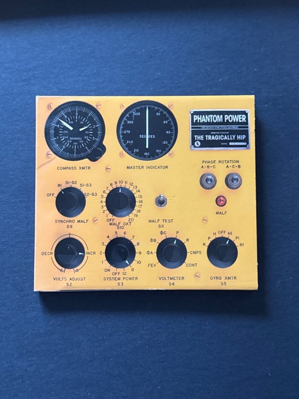 Phantom Power Album By The Tragically Hip CD With Booklet & Unique Artwork